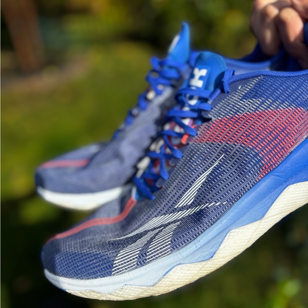 Reebok Men's Navy and Red Athletic Shoes